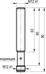 Габариты OV AC25A-31P-200-LS4-B